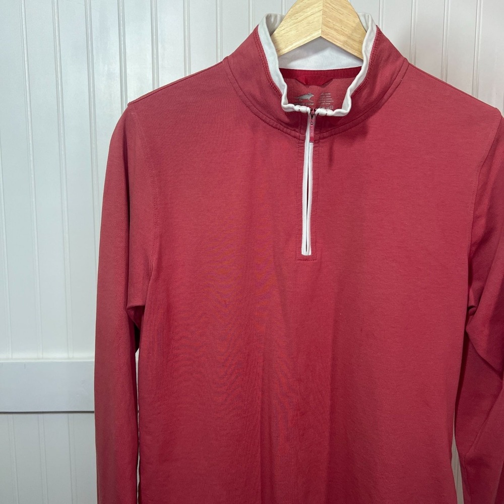 Horny Toad Sweater Gorpcore Long Sleeve Scarlet Logo Pullover Pocket Activewear - Picture 2 of 10